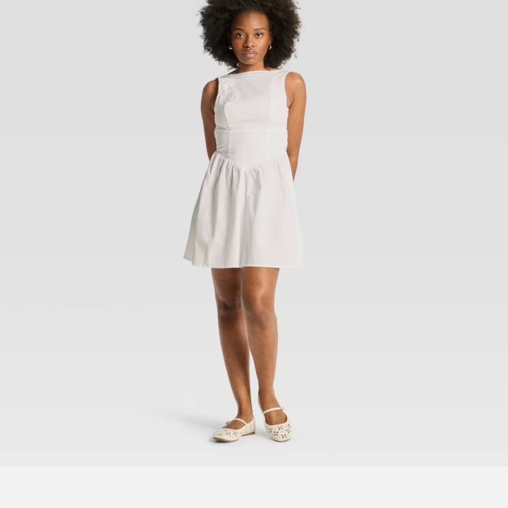 Wild Fable White Mini Dress